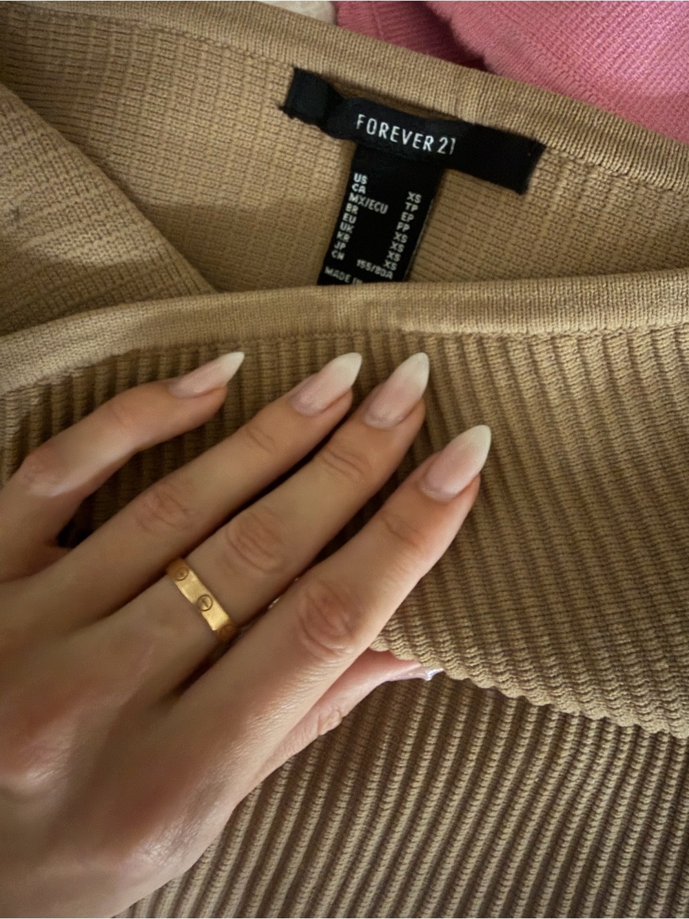 Forever 21 Press-On Nails in Nude Ombre